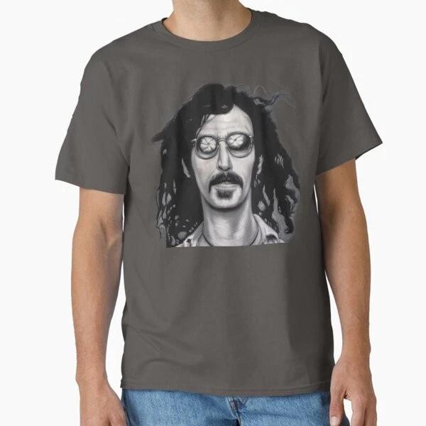 Frank Zappa Oil On Velvet By Artist Jorge Torro Made In UsaAus TShirt S2xl S