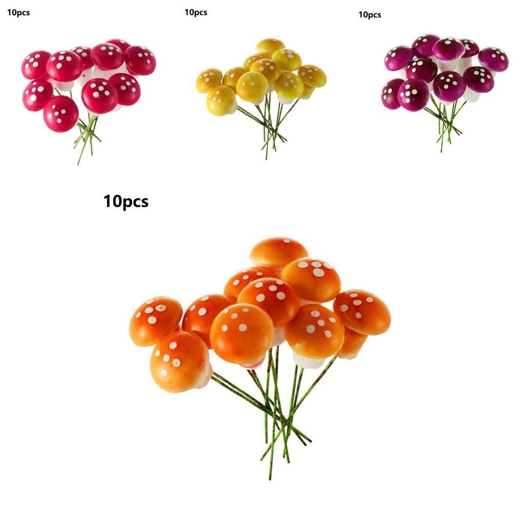 High-quality Colorful Mushroom Ornaments For Beautiful Miniature Landscaping