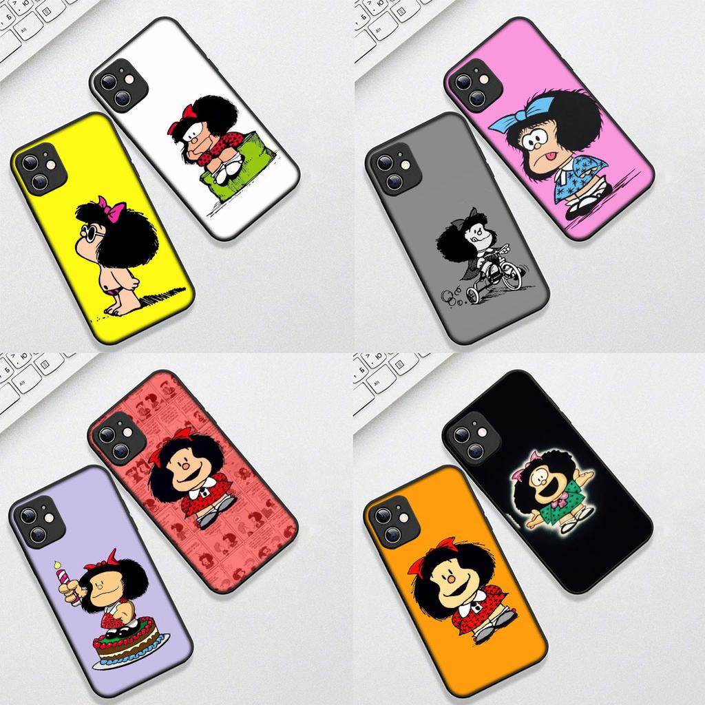 for Samsung Galaxy Note 20 Ultra 10 8 9 S10 Plus Lite S8 A70 A24 A25 S10E A21S A37 A57 A51 A7 Case Poster M-Mafaldas Cartoon