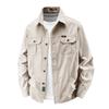 Autumn Casual Collar Shirt for Men Spring and Autumn Brand Slim Shirt Men Autumn Cotton Long Sleeved Cargo Shirt