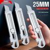 DEWO 25mm Heavy Duty Craft Knife, Industrial Grade 6-in-1 Extra Large Wallpaper & Electrician Knife.