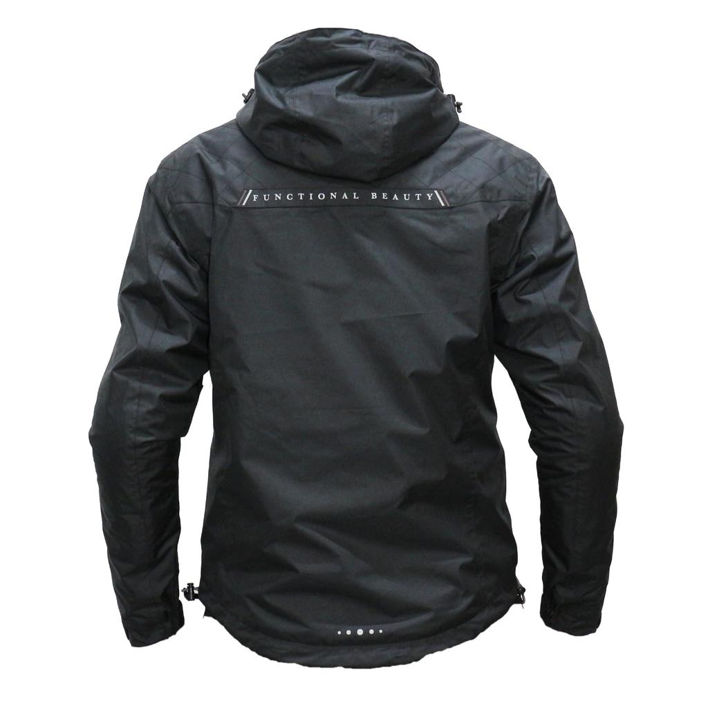 Model Motorcycle Jacket Protection Windbreaker Jacket 5L [Motobase] Spring/Autumn Windproof/Waterproof MBWB-01 Black/Black