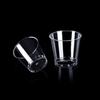Set of 100 Stackable Plastic Shot Glasses 30ml Reusable Cups for Banquets 30ml Disposables Shot Glasses for Dessert