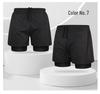 Men's Quick-Dry Double-Layer Swim Trunks - Large, Anti-Embarrassment, Boxer Style, Professional Hot Spring Set