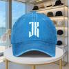 Men  Women JK Letter Retro Baseball Cap  Adjustable Buckle Strap Lightweight Hat with Iconic JK Curved Brim for Outdoor Spo