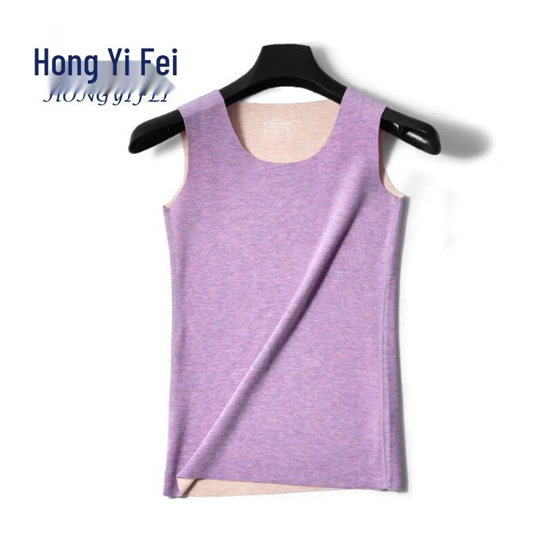 Hongyifei Men's Silk Blend Thermal Self-Heating Vest