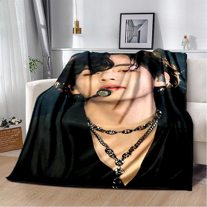 29 Style New Kpop Kim Tae Hyung V Min Yoon Gi,SUGA,Agust D Blanket,Soft Throw Blanket for Home Bedroom Bed Sofa Travel Cover Kid