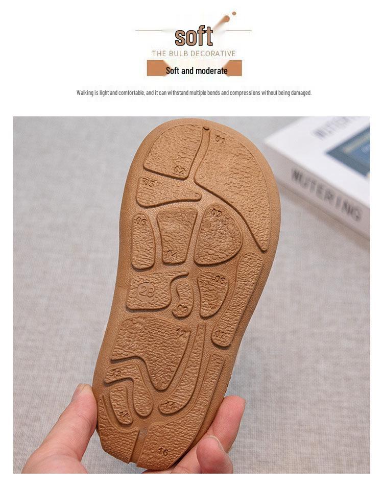 2025 Winter Children's Cotton Snow Boots - Warm, Comfortable, Fashionable, Plus Velvet, Medium & Large Sizes