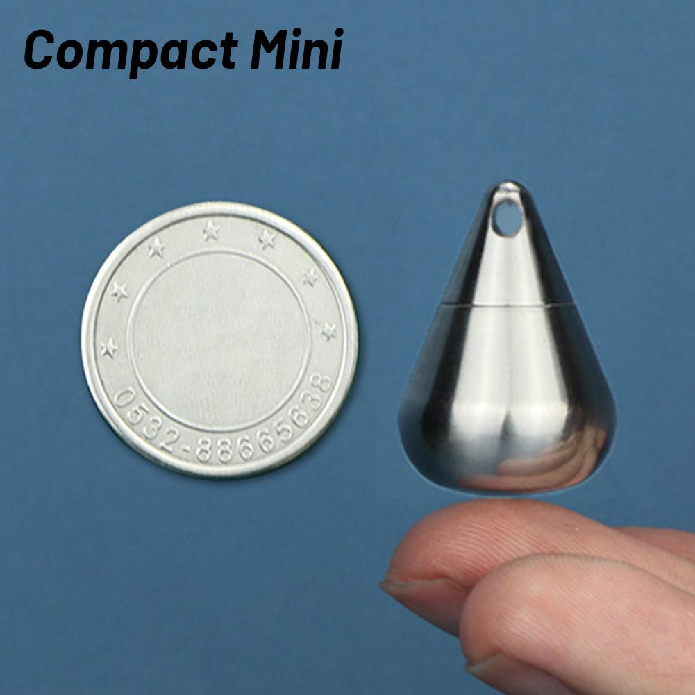 Outdoor Survival Pill Box Container Stainless Steel Tank sale Mini Bottle Pill hot Bottle Capsu T1T2