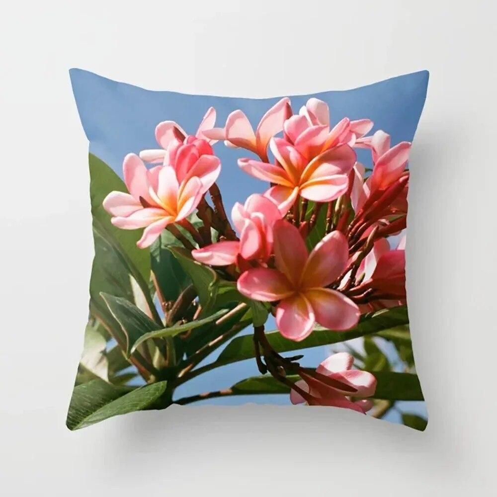 Красочный цветочный и ботанический принт с узором для гостиной, дивана, автомобиля, наволочка, роскошное украшение для дома, наволочка 40x40cm