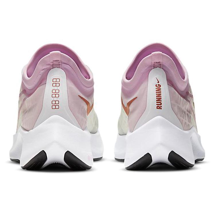 New Nike Zoom Fly 3 White Light Arctic Pink Bronze Women's AT8241-103