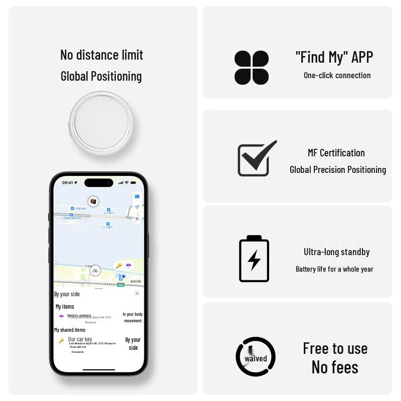 Cross-Border AirTag Anti-Loss Device for Apple Find My iTag Pet Tracker
