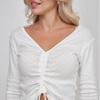 Exquisite Pajamas Long-sleeved Two-piece Set of Pure Cotton Sexy and Thin Autumn New Shorts Furniture Clothing Women