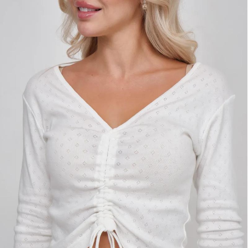 Exquisite Pajamas Long-sleeved Two-piece Set of Pure Cotton Sexy and Thin Autumn New Shorts Furniture Clothing Women
