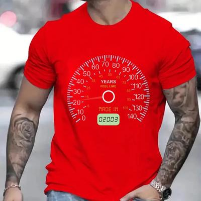 Erkekler için Tişörtler 30. Doğum Günü Tişörtü 21./40./50./60./70./80. Hız Göstergesi Doğum Günü Tişörtleri 1994'te Doğan Tişörtler Homme