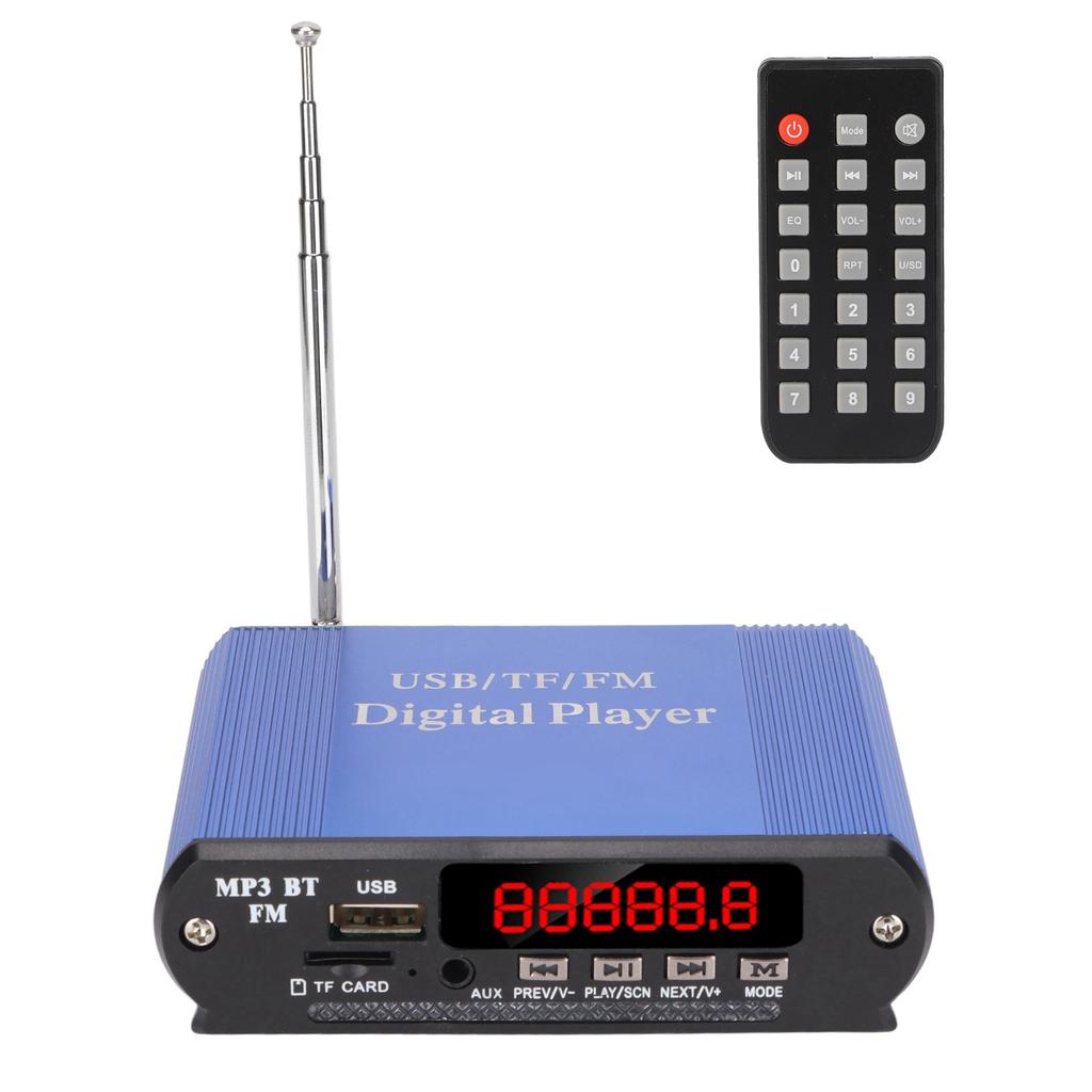 3 In 1 Power Amplifier MP3 Player Radio Power Amplifier Wireless Bluetooth 5.0 Remote Control Music