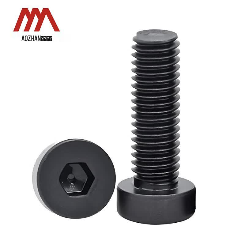 DIN7984 Carbon Steel 8.8 Grade Black Hex Socket Low Profile Cap Screws