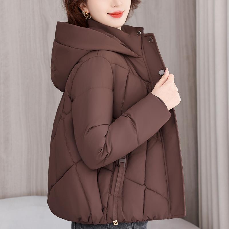 Fashion Woman Winter Coats Hooded Casual Thick Warm Short Parkas Women Jackets