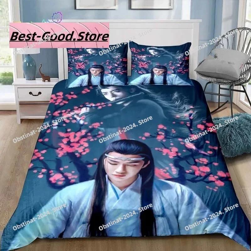 Drama The Untamed Xiao Zhan Wang Yi Bo Bedding Set Duvet Cover Full Queen King Size Pillowcase Bed Printed Bed Set Single Twin