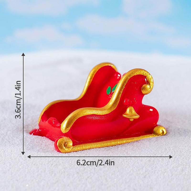 Santa Claus Statues Desk Accessorie Mini Cartoon Xmas Ornament Home Decorations Christmas Decorations 2025 Newa Year Gifts