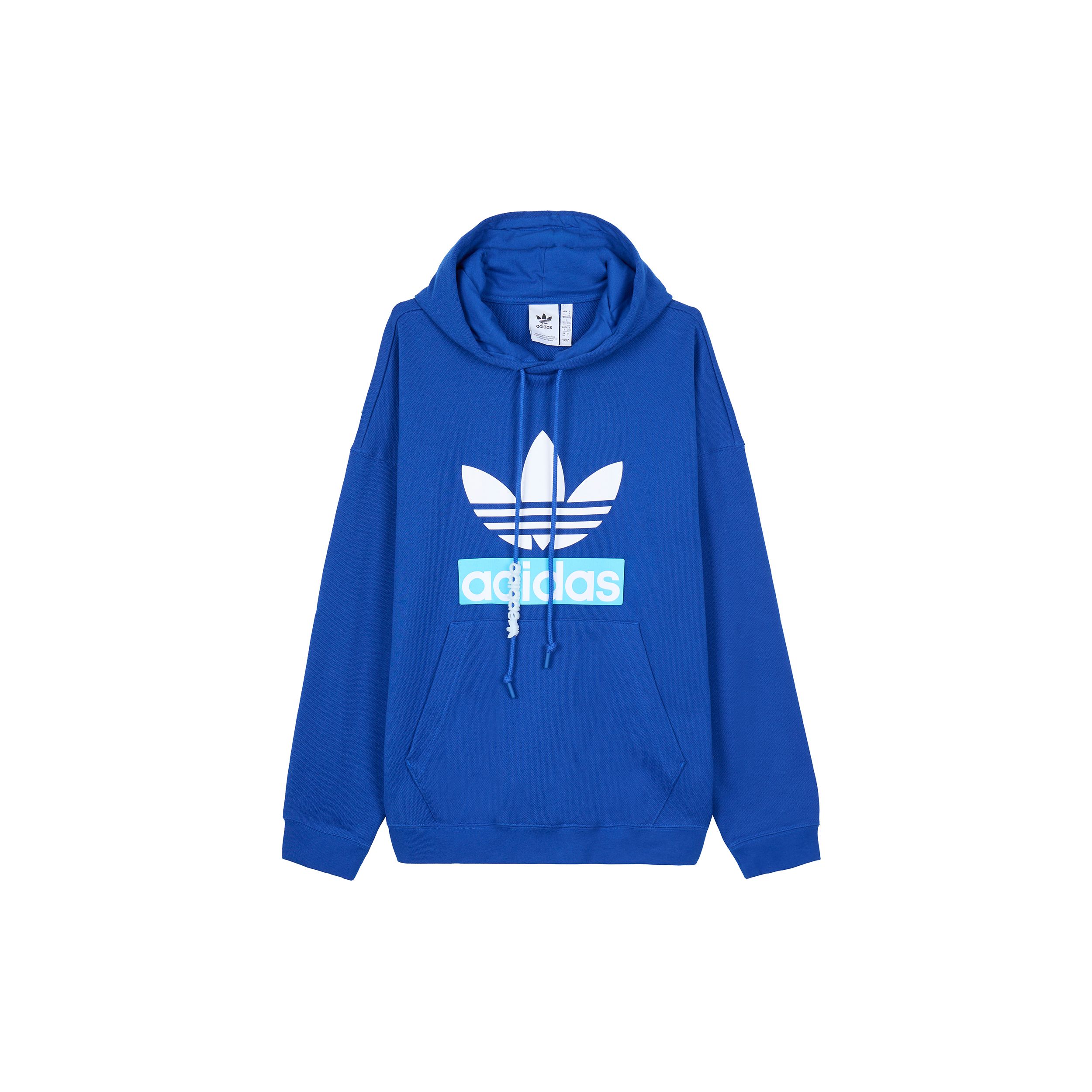 

Мужская толстовка с капюшоном Adidas Originals Big Trefoil, темно-синяя H09353 XS