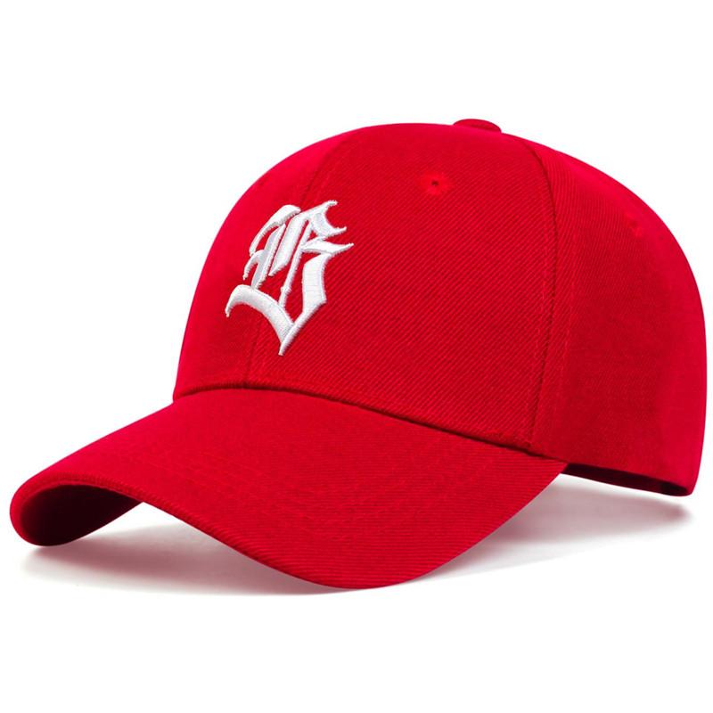 

Unisex Gothic Letter Geometric Embroidery Baseball Caps Spring and Autumn Outdoor Adjustable Casual Hats Sunscreen Hat Adjustable красный