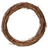 10/12/15/20/25/30cm Natürlicher Rattankranz Runder Weihnachts-Girlande Hängende Dekoration DIY Blumenkranz Hochzeitsdekoration Heimdekoration