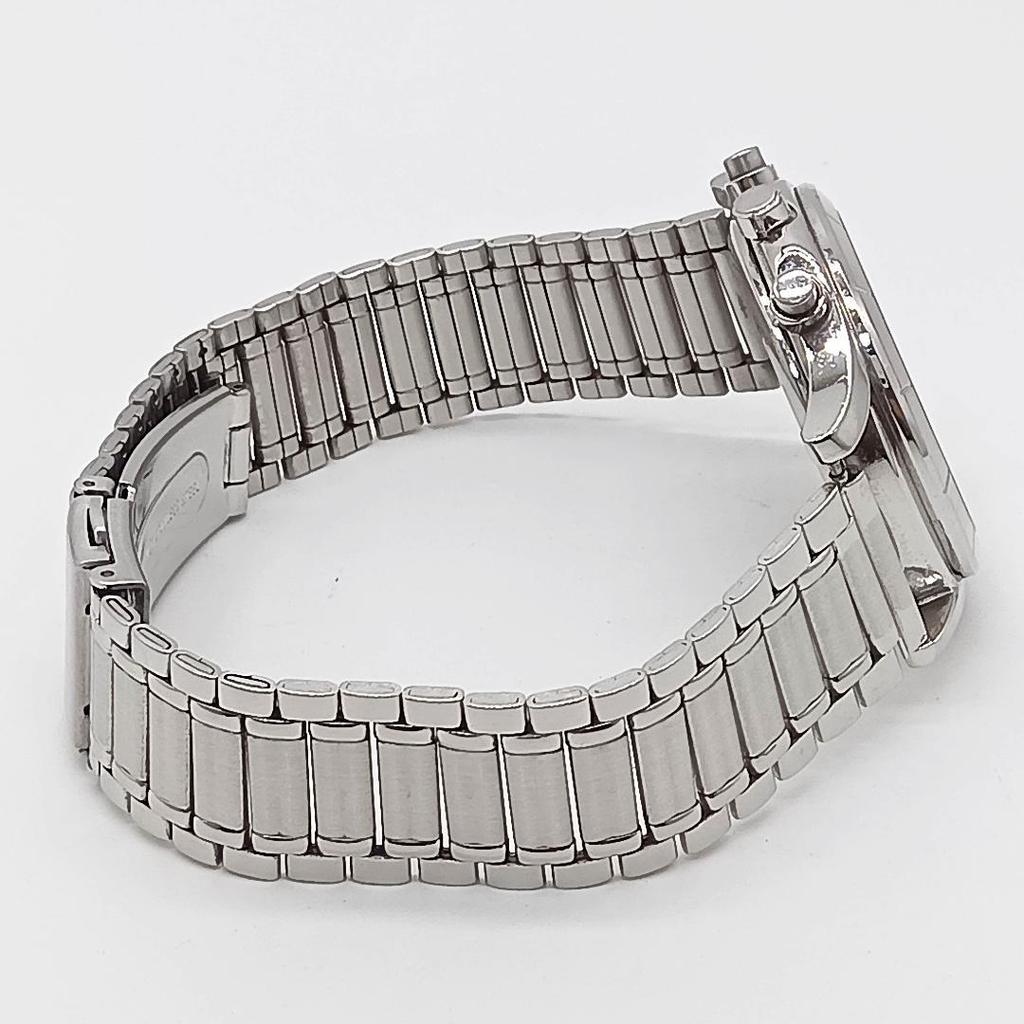 [USED] 386 Free Shipping Battery Replaced Seiko Chronograph Watch Silver