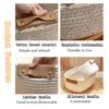 Woven Cotton Rope Desk Storage Basket Foldable Key Container Household Organizer Space Saving Living Room Bedroom Supplies