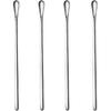 Stainless Steel Cocktail Stirring Spoons, Coffee Stirring Spoon,Tiny Salt Condiment Spoon, Drink Mixing Swizzle Stick 7.6-Inch, Set of 4