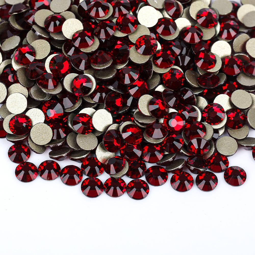 Weichen, Gold Bottom Mixed Glass Flat Bottom Diamond Nail Drill, Decorative Mobile Phone Case Diy Nail Accessories Rhinestone Jewelry