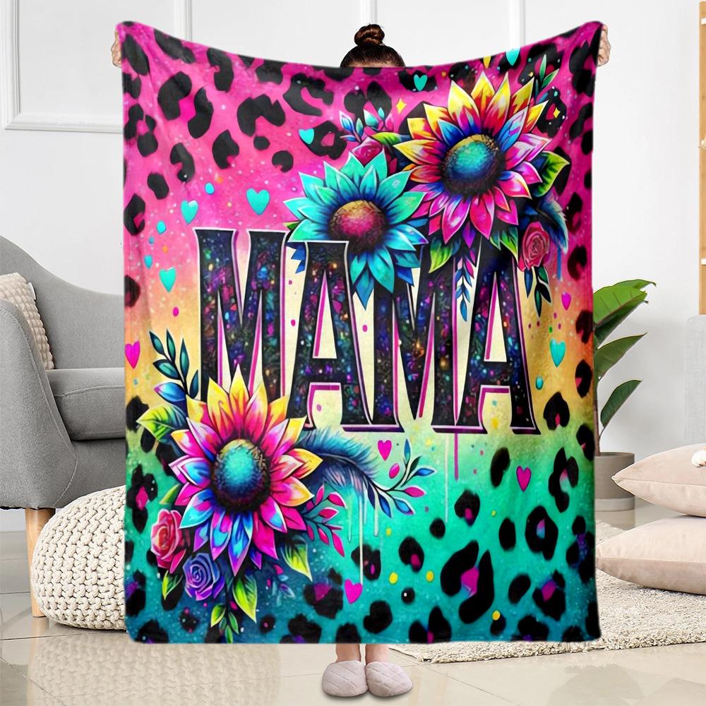 1pc Sunflower Pattern Blanket Comfortable Soft Lightweight Perfect for Travel Camping Picnics Sofa Office Bed Living Room Ideal Gift for Friends
