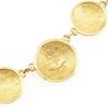Chanel COCO Mark Necklace Matelasse Vintage Plated Gold 100g Women Used