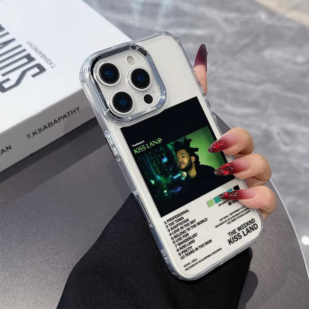 The Weeknd Minimalist Poster Phone Case For iPhone 17 Air 16 E 15 14 13 12 11 Pro Max Plus SE 2020 2022 Transparent Soft Cover