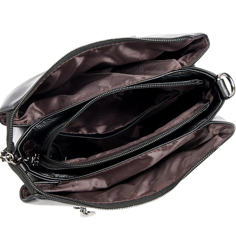 Artificial Leather Women Tote Bag Soft Cowhide Ladies Shoulder Crossbody Bags Fashion Female Messenger Sac