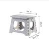 Multi Folding Plastic Purpose Step Stool Sturdy Seat Home Portable Camp Chair