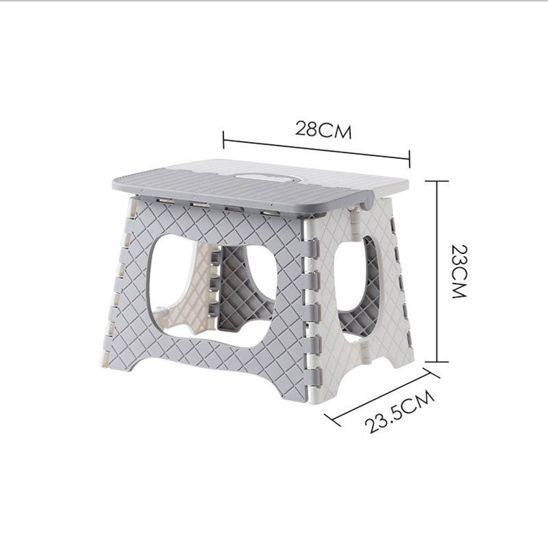 Multi Folding Plastic Purpose Step Stool Sturdy Seat Home Portable Camp Chair