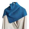 Women Shawl Scarf High Collar Side Split Design Windproof Warm Fabric Fake Collar Outdoor Lightweight Shawl Wrap