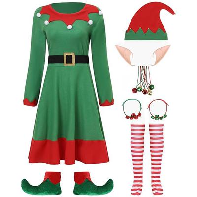 Christmas Lady Plush Party Role-Playing Performance Dress