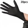 Disposable gloves, black nitrile food grade nitrile, anti slip, waterproof, and oil resistant gloves