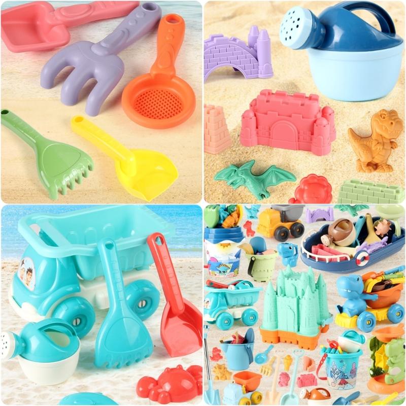 Colorful Sand Bucket Spade Baby Birthday Gifts Baby Sand Toy Shovel for Beach Kids Sand Games Tool Kids Beach