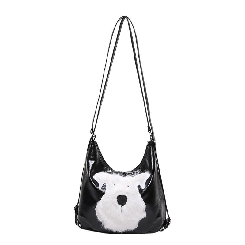 Stylish Vintage Large Capacity Tote Bag For Women In Black Pink White Brown Colors