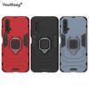 For Huawei Honor 20 Case Matte Matel Finger Ring Kickstand Hard Phone Bag Case For Huawei Honor 20 Pro Cover For Honor 20 Lite