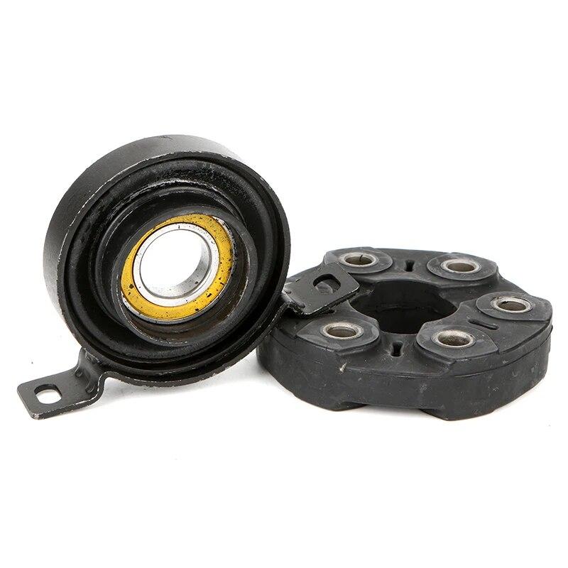 1 Set Driveshaft Center Bracket Support Bearing Flex Joint Disc Kit for BMW E53 X5 3.0i 4.4i 4.6is 4.8is 26121229726 26111229360
