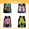 Dragon Ball Cartoon Schulrucksack Für Jungen Mit Atmungsaktivem Oxford-Gewebe Und Großem Fassungsvermögen