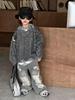 Kids' Fleece-Lined Wide-Leg Jeans
