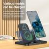 3 In 1 Wireless Charger 15W Fast Charging Station For iPhone 14 13 12 11 XS Pro Max Dock Stand For Airpods Pro Apple iWatch 5 4 3