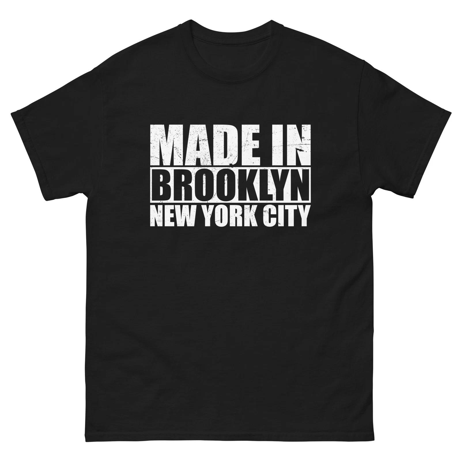 Футболка Made In Brooklyn Нью-Йорк Сити NYC Хип-хоп Унисекс XXXXL