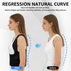 1Pc Back Brace Posture Corrector Adjustable Comfortable Posture Corrector Neck Shoulder Back Straightener for Men and Women Work