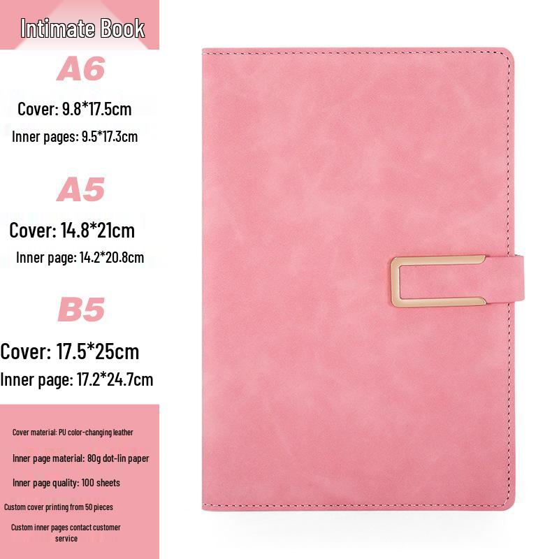 Customizable A5 Notebook & B5 Planner for Students and Business Meetings